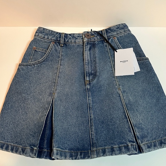 NWT BALMAIN SKIRT SIZE 36 - Picture 2 of 13